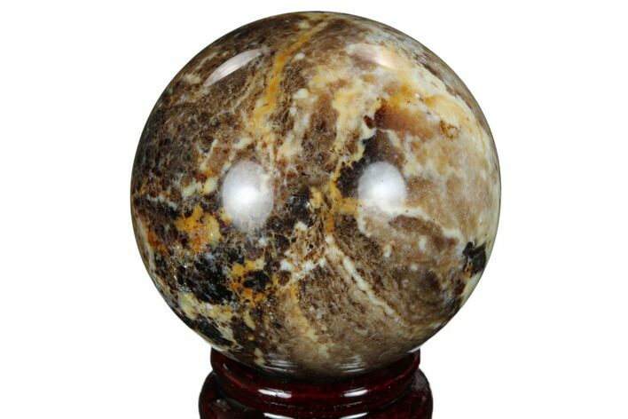 Black Opal Sphere - Madagascar #168539